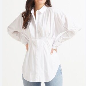 Good American Dart poplin shirt